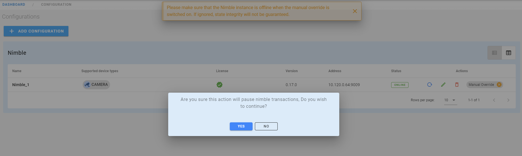 ConfigurationsManualOverride